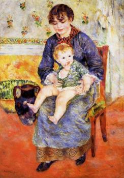 皮埃爾 奧古斯特 雷諾阿 Mother and Child 皮埃爾 奧古斯特 雷諾阿 Mother and Child